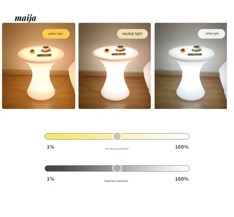 YUNLU Cylinder Side Table Lamp from MODENG