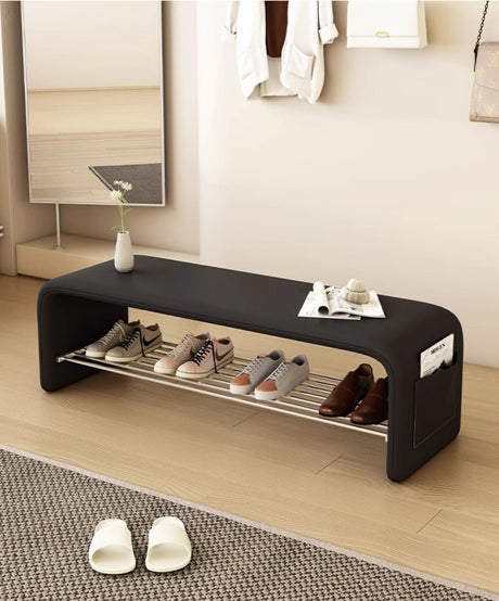 FANMINGDI Alessandro Elegant High-End Shoe Changing Stool from FANMINGDI