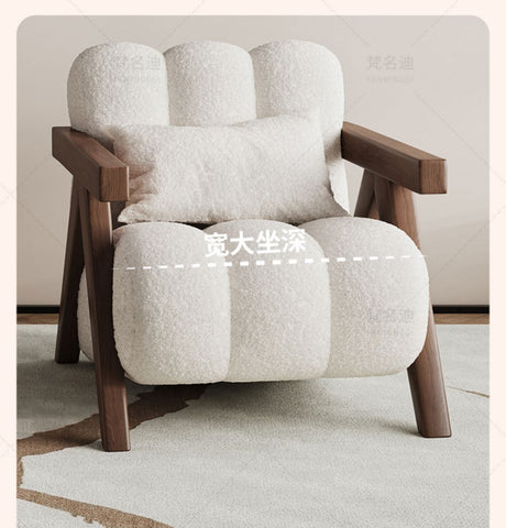 FANMINGDI Alhambra Cozy Elegant Lounge Chair from FANMINGDI