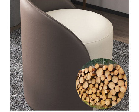 FANMINGDI Isidora Chic Backrest Makeup Stool from FANMINGDI