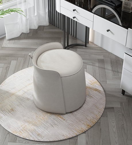 FANMINGDI Takahiro Contemporary Round Makeup Stool from FANMINGDI