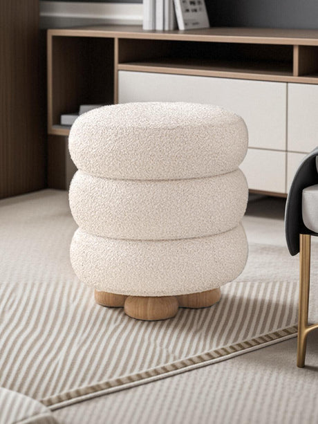 FANMINGDI Tashkent Elegant Upholstery Makeup Stool from FANMINGDI