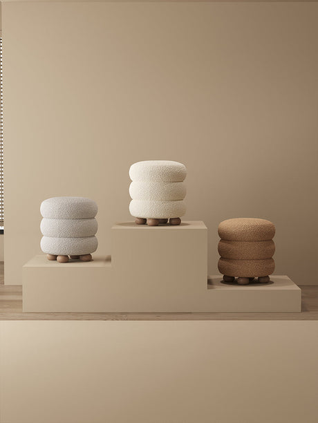 FANMINGDI Tashkent Elegant Upholstery Makeup Stool from FANMINGDI