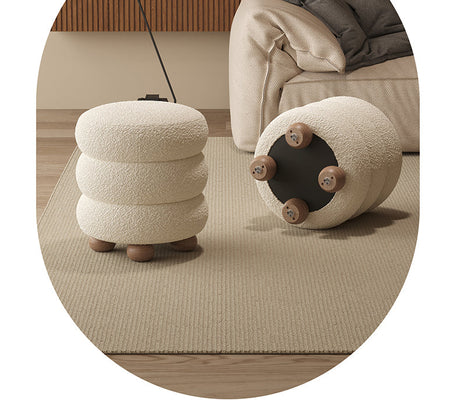 FANMINGDI Tashkent Elegant Upholstery Makeup Stool from FANMINGDI