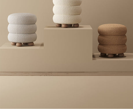 FANMINGDI Tashkent Elegant Upholstery Makeup Stool from FANMINGDI