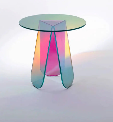 FANYU Isolde Chic Minimalist Round Acrylic Side Table from FANYU