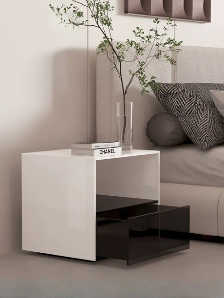FANYU Isolde Elegant Acrylic Nightstand Storage Table from FANYU