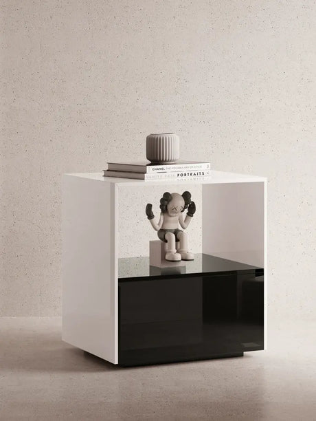 FANYU Isolde Elegant Acrylic Nightstand Storage Table from FANYU