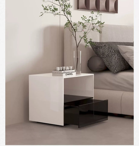 FANYU Isolde Elegant Acrylic Nightstand Storage Table from FANYU