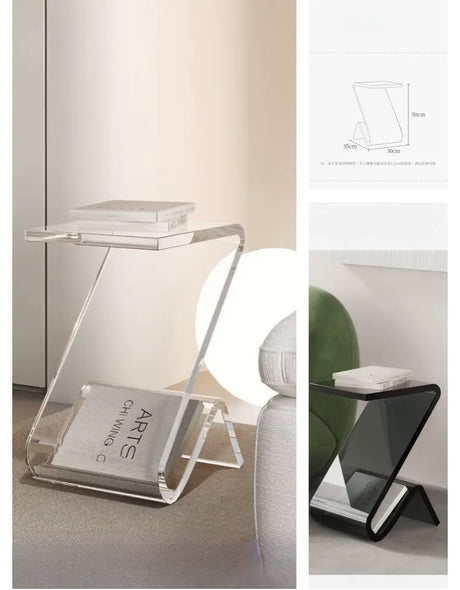 FANYU Isolde Elegant Minimalist Acrylic Coffee Table from FANYU