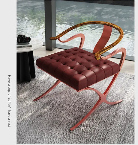 GANGETIC AGE Isadora Elegant Plush Armchair Design from GANGETIC AGE