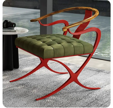 GANGETIC AGE Isadora Elegant Plush Armchair Design from GANGETIC AGE