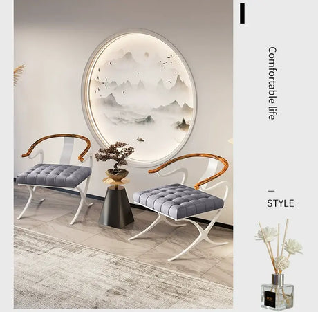 GANGETIC AGE Isadora Elegant Plush Armchair Design from GANGETIC AGE