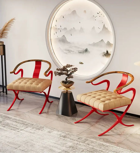 GANGETIC AGE Isadora Elegant Plush Armchair Design from GANGETIC AGE
