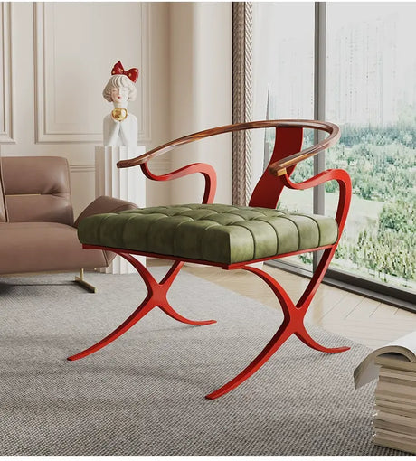 GANGETIC AGE Isadora Elegant Plush Armchair Design from GANGETIC AGE