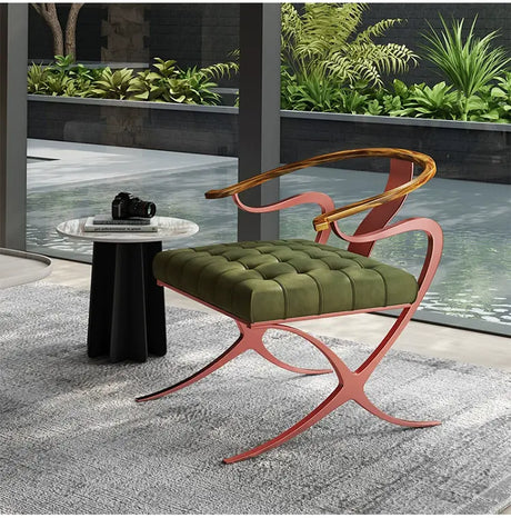 GANGETIC AGE Isadora Elegant Plush Armchair Design from GANGETIC AGE