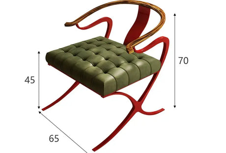GANGETIC AGE Isadora Elegant Plush Armchair Design from GANGETIC AGE