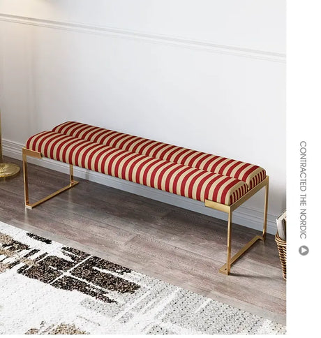 GANGETIC AGE Isolde Elegant Contemporary Steel Bedroom Bench from GANGETIC AGE
