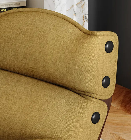GANGETIC AGE Mariposa Elegant Solid Wood Lazy Sofa Chair from GANGETIC AGE