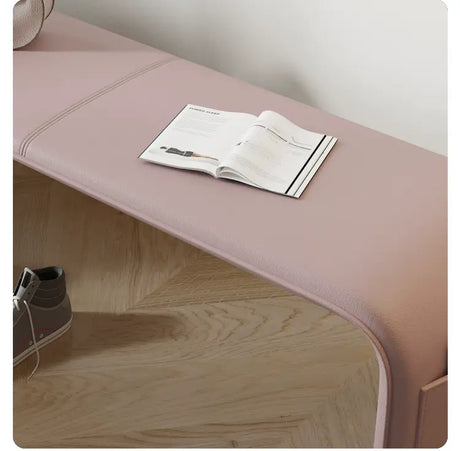 GANGETIC AGE Valdemar Sleek Luxury Saddle Leather Bedroom Bench from GANGETIC AGE