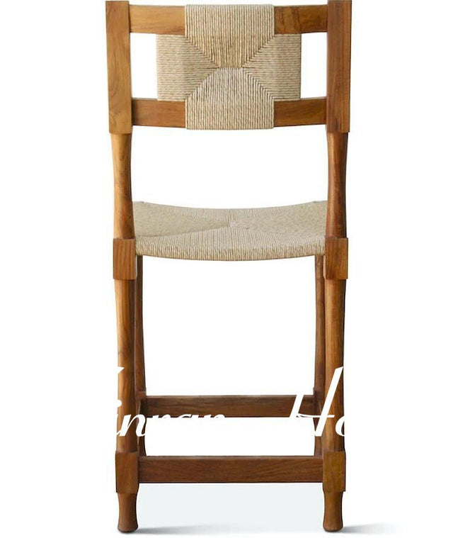 GENJI Aeliana Nordic Retro Design Solid Wood Dining Chair from GENJI