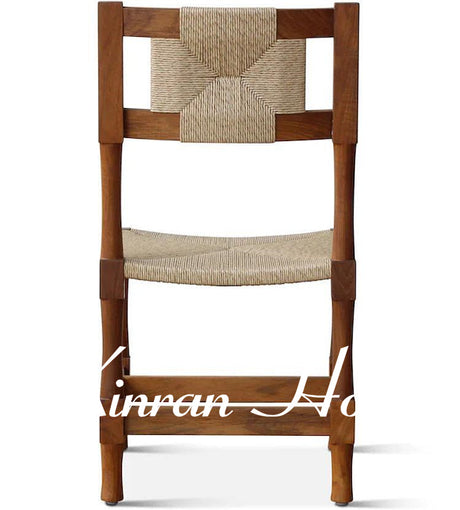 GENJI Aeliana Nordic Retro Design Solid Wood Dining Chair from GENJI
