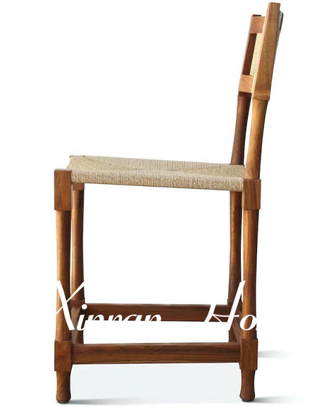 GENJI Aeliana Nordic Retro Design Solid Wood Dining Chair from GENJI
