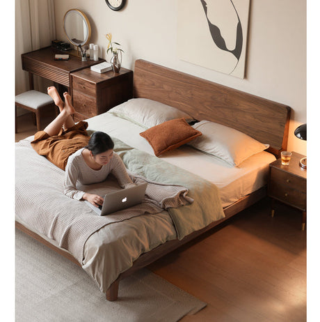 GENJI Aiko Sleek Modern Minimalistic Sun Tanoil Double Furniture from GENJI