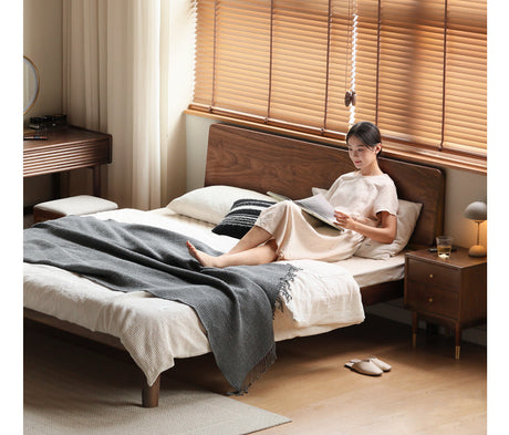 GENJI Aiko Sleek Modern Minimalistic Sun Tanoil Double Furniture from GENJI