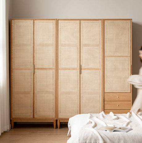 GENJI Aishiko Customizable Nordic Oak Wardrobe from GENJI