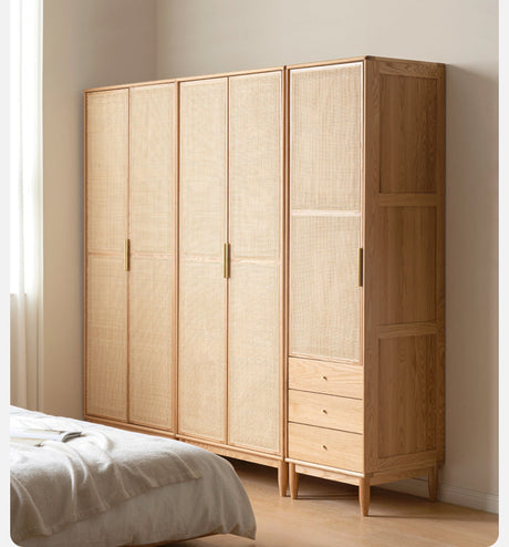 GENJI Aishiko Customizable Nordic Oak Wardrobe from GENJI