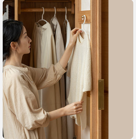 GENJI Aishiko Customizable Nordic Oak Wardrobe from GENJI