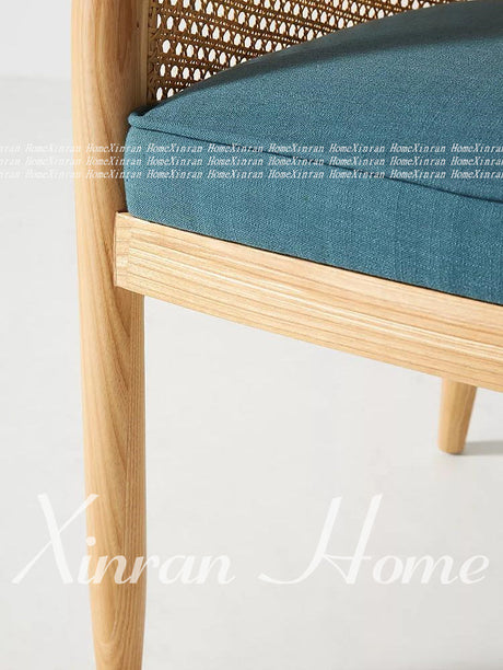 GENJI Aisling Sleek Minimalist Rattan Dining Chair from GENJI