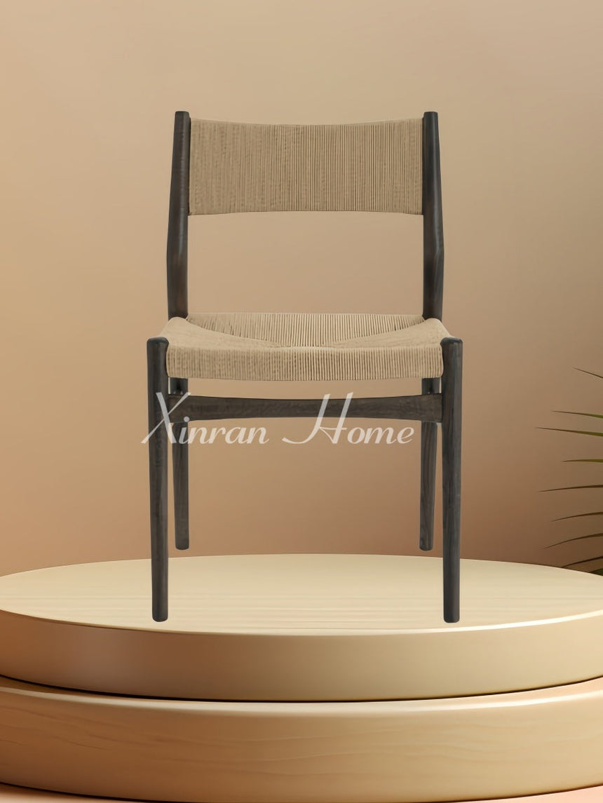 GENJI Aislinn Light Luxury Ash Wood Dining Chair from GENJI
