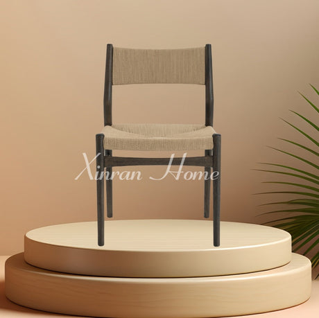 GENJI Aislinn Light Luxury Ash Wood Dining Chair from GENJI