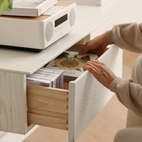 GENJI Akihiko Chic Minimalist Solid Wood TV Cabinet from GENJI