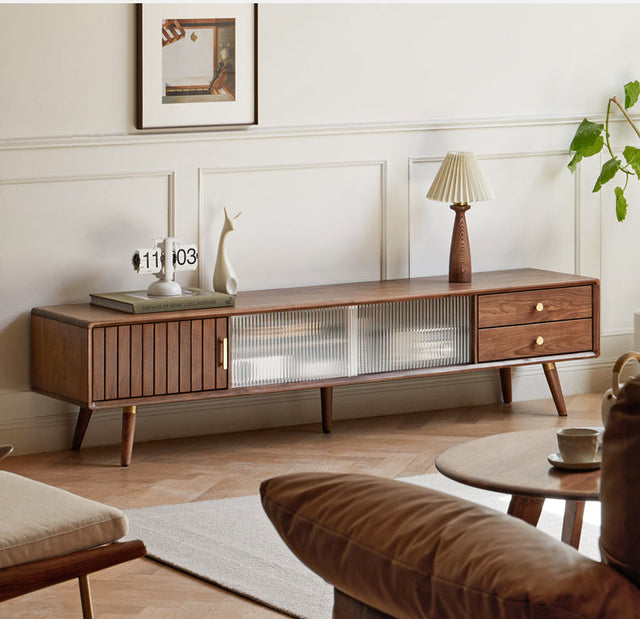 GENJI Akihiko Elegant Solid Wood TV Cabinet from GENJI