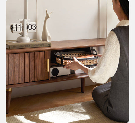GENJI Akihiko Elegant Solid Wood TV Cabinet from GENJI
