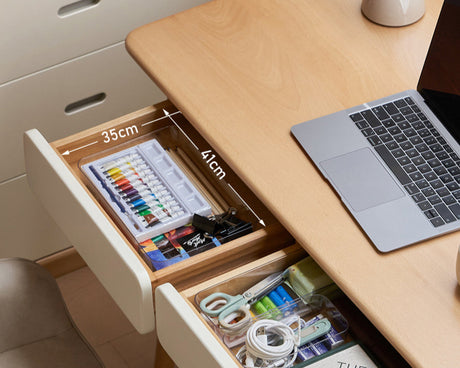 GENJI Akihiko Minimalist Solid Wood Writing Desk from GENJI