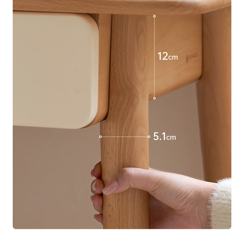 GENJI Akihiko Minimalist Solid Wood Writing Desk from GENJI