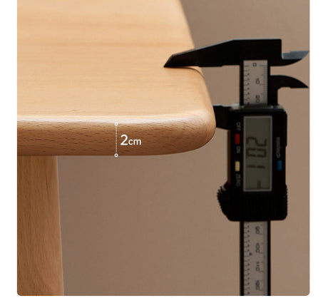 GENJI Akihiko Minimalist Solid Wood Writing Desk from GENJI