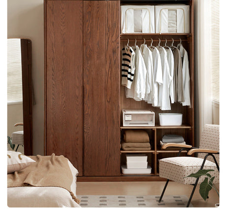 GENJI Akihiko Scandinavian Solid Wood Sliding Door Wardrobe from GENJI