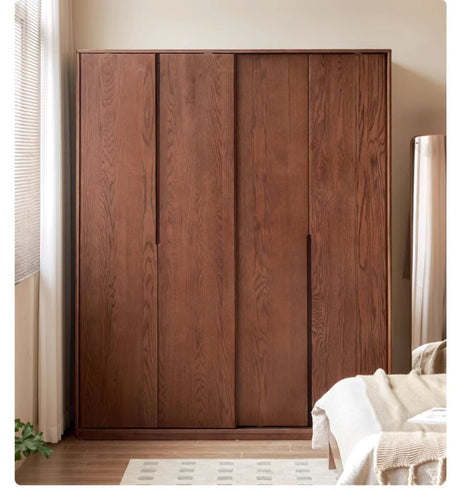 GENJI Akihiko Scandinavian Solid Wood Sliding Door Wardrobe from GENJI
