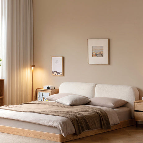 GENJI Akihiro Elegant Solid Wood Bed from GENJI
