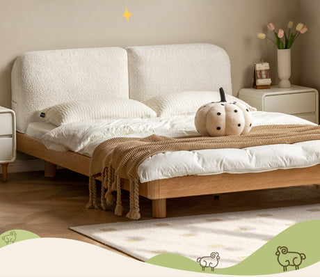GENJI Akihiro Elegant Solid Wood Bed from GENJI