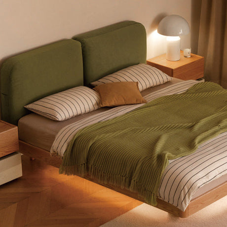 GENJI Akihiro Elegant Solid Wood Bed from GENJI