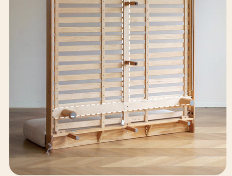GENJI Akihiro Elegant Solid Wood Bed from GENJI