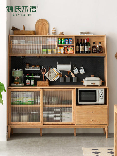 GENJI Akihiro Elegant Solid Wood High Cabinet from GENJI