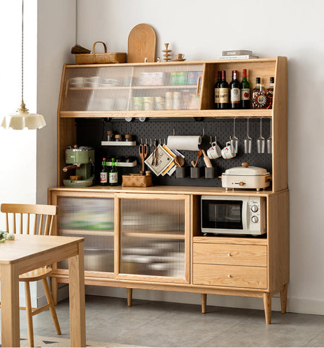 GENJI Akihiro Elegant Solid Wood High Cabinet from GENJI