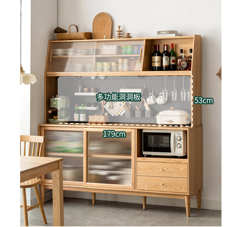 GENJI Akihiro Elegant Solid Wood High Cabinet from GENJI